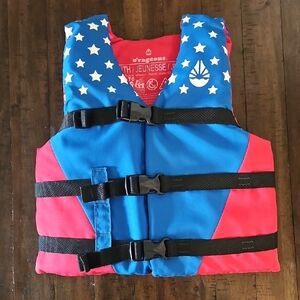 O'Rageous Youth Life Vest Blue and Red